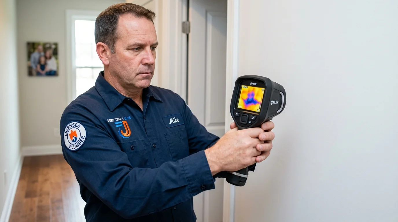 Thermal imaging leak detection by Johns Plumbing LLC in Beatty